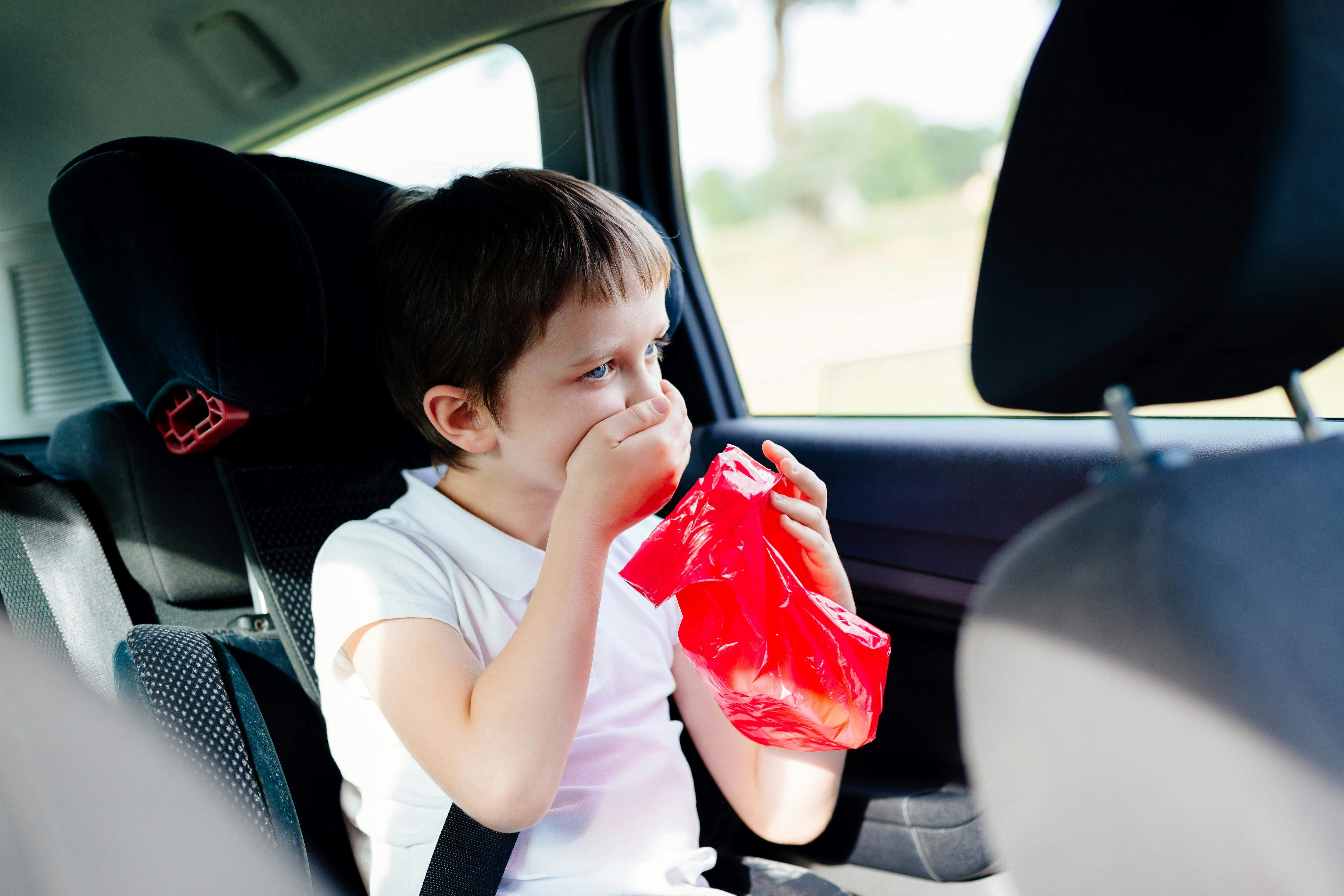 What are the best remedies for treating car induced motion sickness